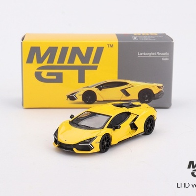 Diecast 1:64 Lamborghini Revuelto Giallo - Mini GT