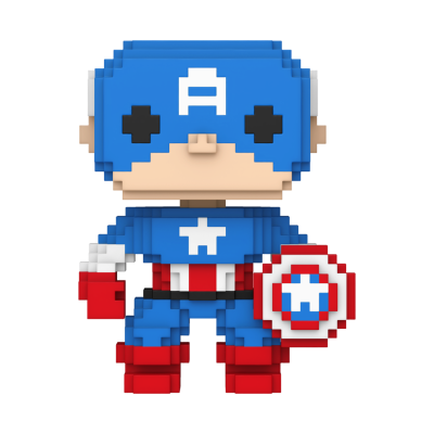 Funko POP! Marvel 8-Bit Captain America #1426 Special Edition