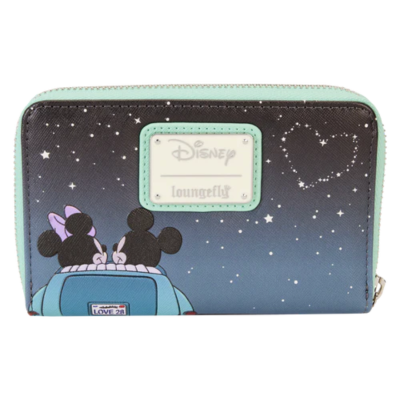 Carteira LoungeFly Disney Mickey & Minnie Mouse Date Night Drive-In