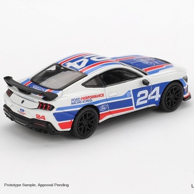 Diecast 1:64 Ford Mustang Dark Horse #24 Ford Performance Racing School 2025 - Mini GT