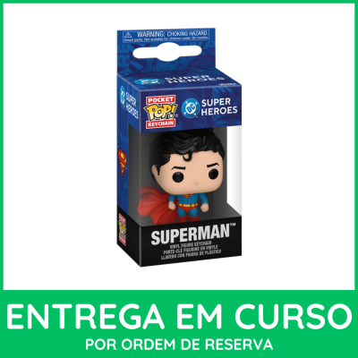 * PRÉ-RESERVA * Funko Pocket POP! Keychain DC Heroes New Classics Superman
