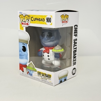 * 2ª MÃO * Funko POP! Games Cuphead Chef Saltbaker #900