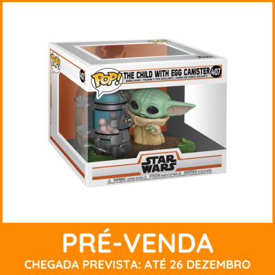 Figura Funko Pop! The Child with Egg Canister Star Wars em caixa