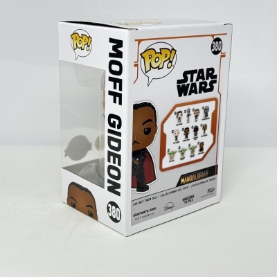 * 2ª MÃO * Funko POP! Star Wars The Mandalorian Moff Gideon #380 GITD SE