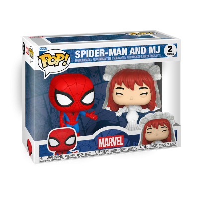 * PRÉ-RESERVA * Funko POP! Marvel Spider-Man and MJ 2 Pack