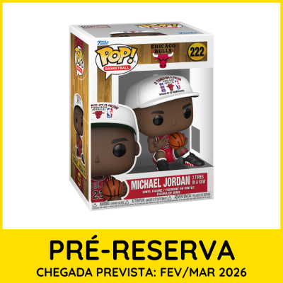 * PRÉ-RESERVA * Funko POP! Basketball NBA Chicago Bulls Michael Jordan (3 Times in a Row) #222