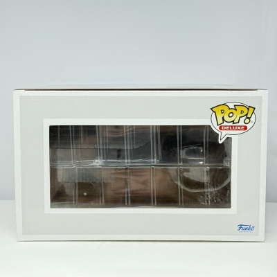 Caixa branca Funko Pop! Deluxe com janela transparente