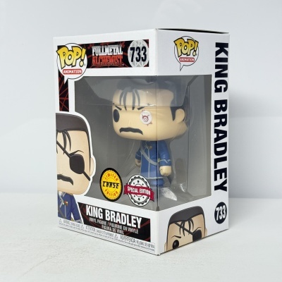 * 2ª MÃO * Funko POP! Animation Fullmetal Alchemist King Bradley #733 CHASE SE