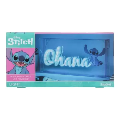 Led Neon Light Lilo & Stitch Ohana Logo