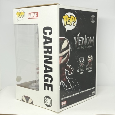 * 2ª MÃO * Funko POP! Marvel Venom Let There Be Carnage Carnage 10" #890 SE (Jumbo Sized POP!)