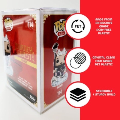 Pack com 10 Caixas Protetoras Premium para Funko POP 4" (Normal Size)