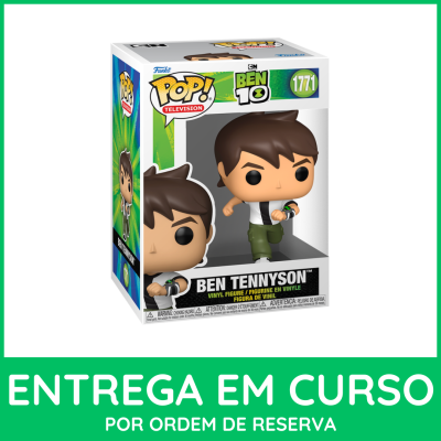 Figura Funko Pop Ben Tennyson em embalagem de vinil