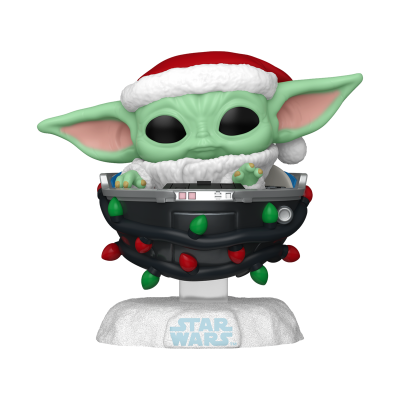 Funko POP! Star Wars Holiday Grogu On Prama #746