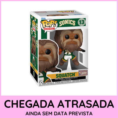Figura de vinil Funko Pop! Basketball Squatch Sonics número 13 em caixa