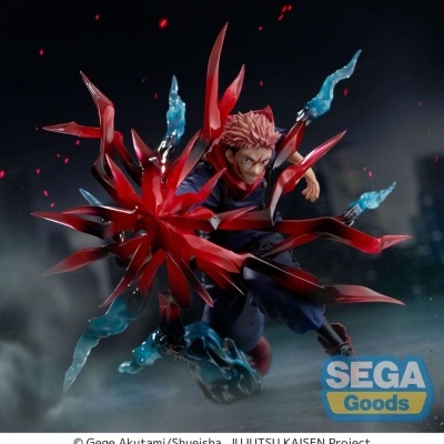 Figura Jujutsu Kaisen Luminasta Yuji Itadori Black Flash 16cm Sega Goods