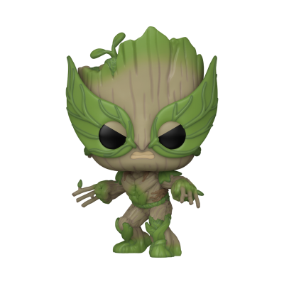 Funko POP! Marvel Studios We Are Groot Groot As Wolverine #1396
