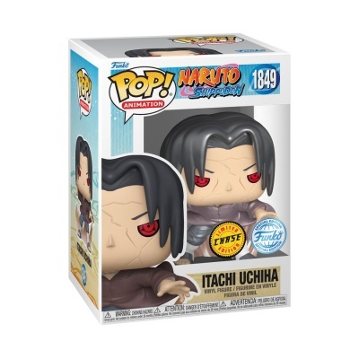 BUNDLE Funko POPs! Animation Naruto Shippuden Itachi Uchiha #1849 SE + Animation Naruto Shippuden Itachi Uchiha #1849 (Metallic) CHASE SE
