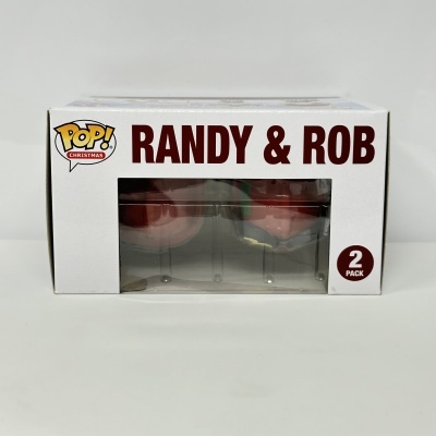 Embalagem de bonecos Funko Pop RANDY & ROB com janela transparente