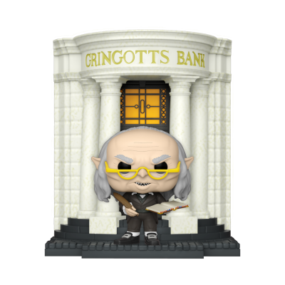 Funko POP! Deluxe Harry Potter Gringotts Head Goblin With Gringotts Bank #138 Special Edition
