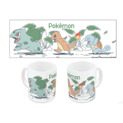 Mug Pokémon Squirtle Bulbasaur Charmander Chill 325ml