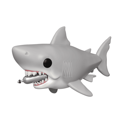 Funko POP! Movies Jaws Great White Shark With Diving Tank 6" #759 (Super Sized POP!)