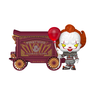 Funko POP! Town Television IT: Welcome to Derry Pennywise & Wagon #49 (Caixa Danificada)