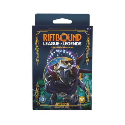 * LANÇAMENTO 31/10/25 * League of Legends Trading Card Game RiftBound Champion Deck Viktor (Em Inglês)