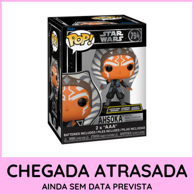 * PRÉ-RESERVA * Funko POP! Star Wars Ahsoka 6" #794 (Lights and Sounds) (Super Sized POP!)