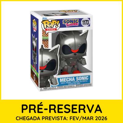 * PRÉ-RESERVA * Funko POP! Games Sonic The Hedgehog Mecha Sonic #1173