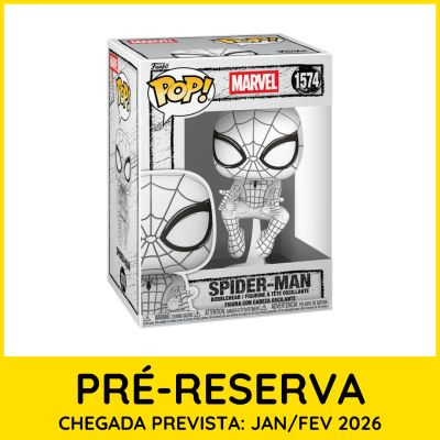 * PRÉ-RESERVA * Funko POP! Marvel Sketched Spider-Man #1574
