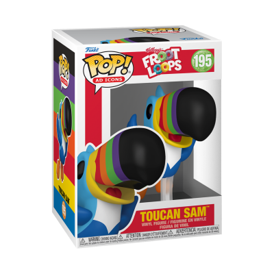 Funko POP! AD Icons Kellogg's Froot Loops Toucan Sam #195 (Caixa Danificada)