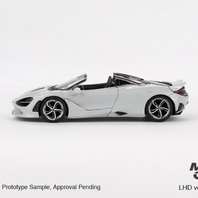 Diecast 1:64 McLaren 750S Spider Cirrus Grey - Mini GT