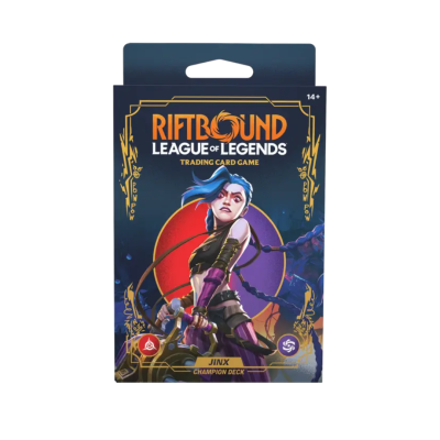 * LANÇAMENTO 31/10/25 * League of Legends Trading Card Game RiftBound Champion Deck Jinx (Em Inglês)