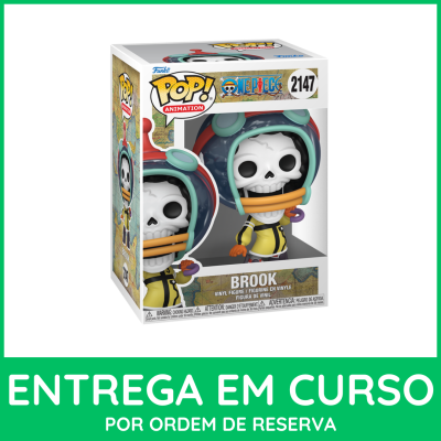 * PRÉ-RESERVA * Funko POP! Animation One Piece Brook (Egghead) #2147