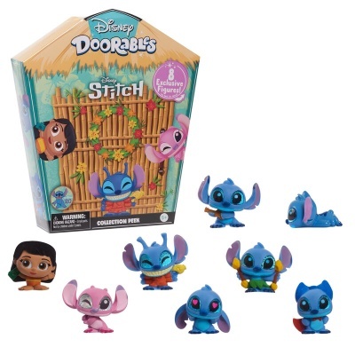 Mini Figuras Surpresa Collection Peek Disney Doorables Stitch Just Play