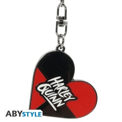 Keychain Harley Quinn Heart ABYstyle The Fan Experience