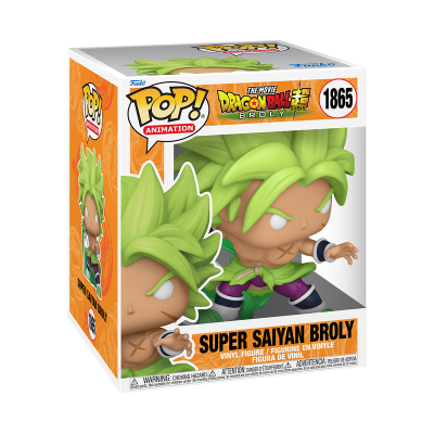 Funko POP! Animation The Movie Dragon Ball Super Broly Super Saiyan Broly 6" #1865 (Super Sized POP!)