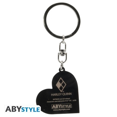 Keychain Harley Quinn Heart ABYstyle The Fan Experience