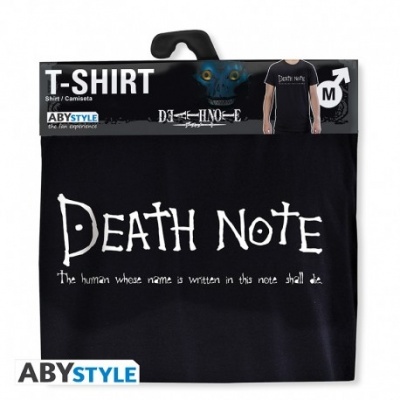 T-Shirt Death Note ABYstyle (Disponível em Vários Tamanhos)
