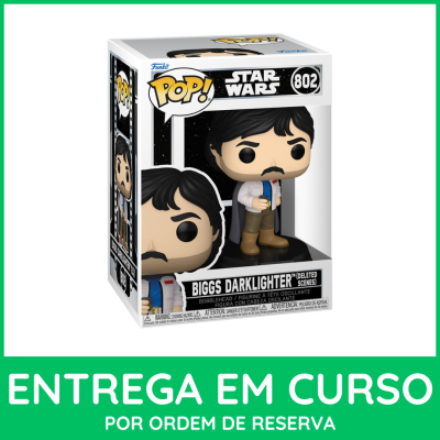 Funko Pop! Biggs Darklighter Star Wars em embalagem