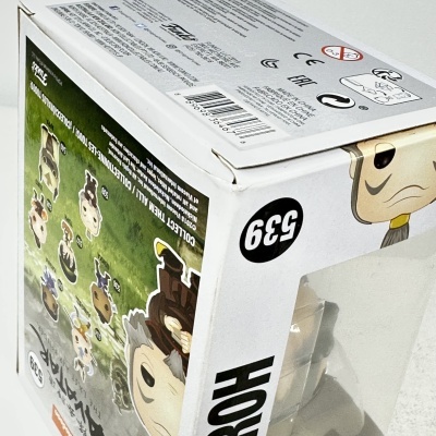 Caixa de brinquedo Funko Pop Star Wars Nº 539 com figuras colecionáveis na lateral.