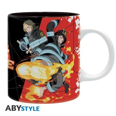 Mug Fire Force Companies 7 & 8 320ml ABYstyle Red Collection