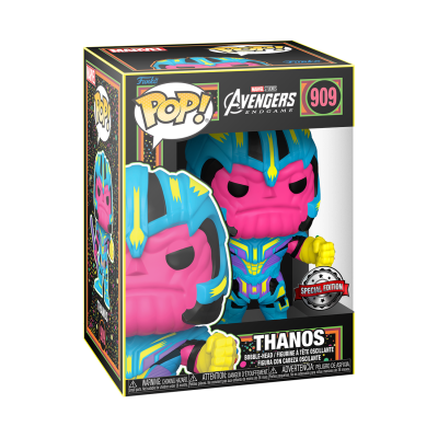 Funko POP! Tees Marvel Studios The Infinity Saga Thanos Black Light