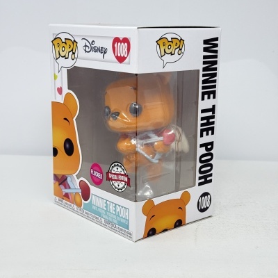 * 2ª MÃO *  Funko POP! Disney Winnie The Pooh #1008 Flocked SE