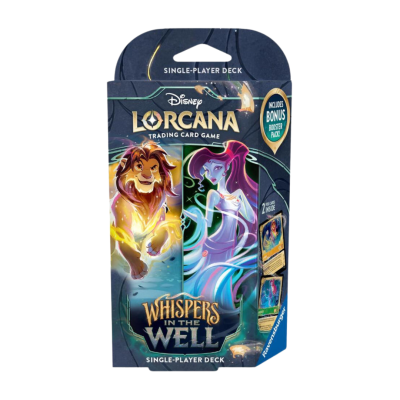 Disney Lorcana Trading Card Game Starter Deck Whispers in the Well (Em Inglês)