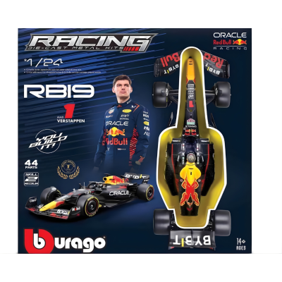 Carro Model Kit Formula 1 F1 Red Bull Rb19 Max Verstappen 1/24