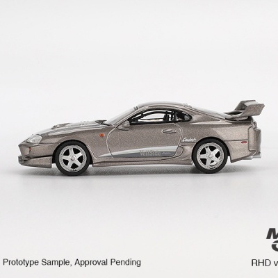 Diecast 1:64 Toyota Supra VeilSide Combat V-II Combat Grey - Mini GT