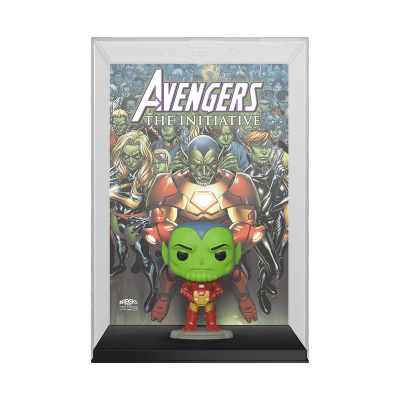 Funko POP! Comic Covers Marvel Avengers The Initiative Skrull As Iron Man #16 2023 Wondrous Convention Limited Edition