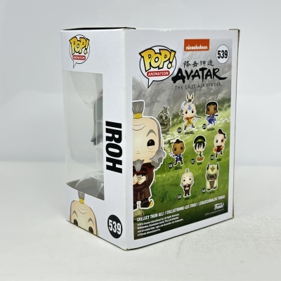Caixa Funko Pop! personagem Iroh da coleção Avatar The Last Airbender