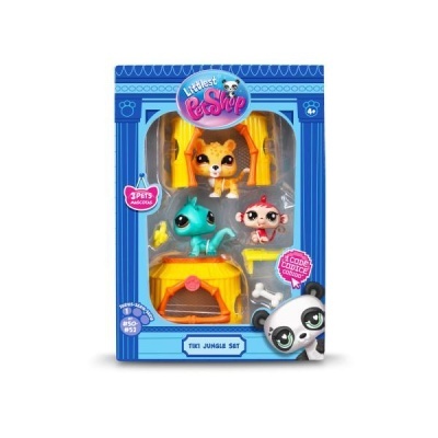 Mascotes Littlest Pet Shop Tiki Jungle Set 3 Pack